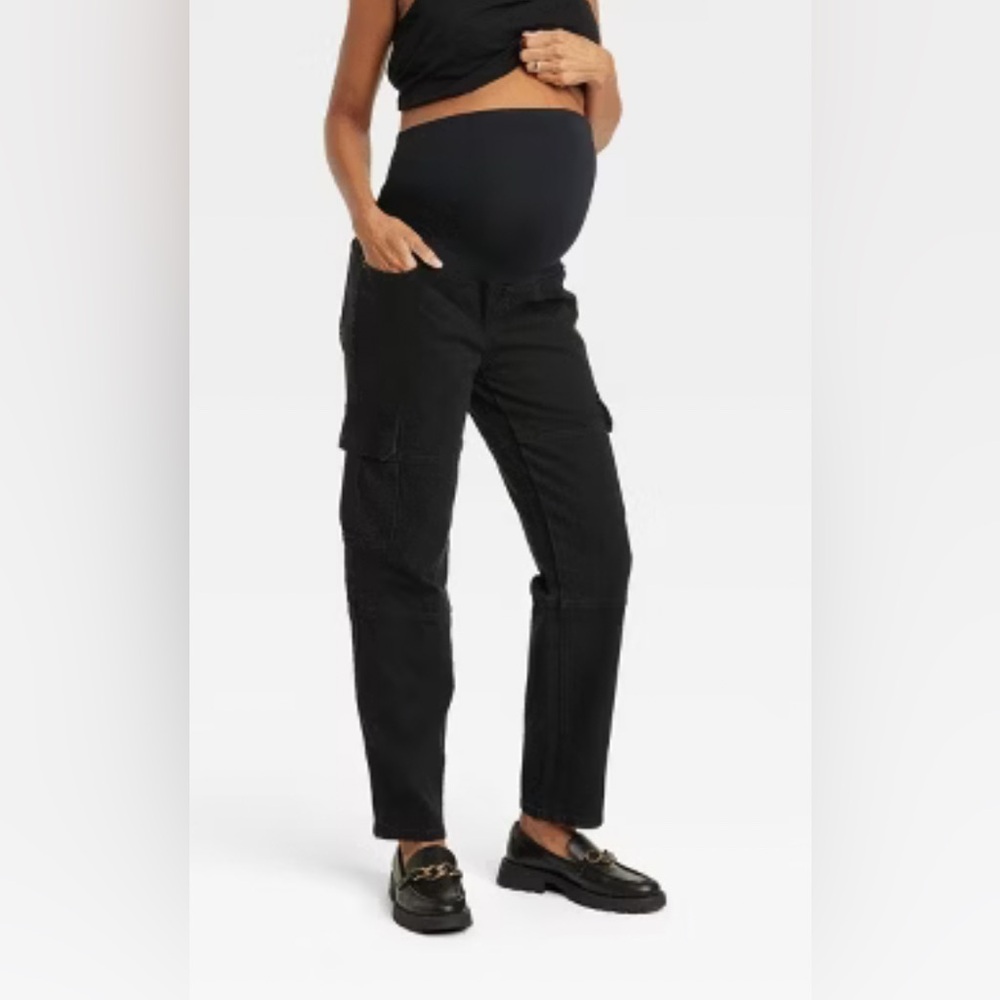 Women's Black Maternity Jeans